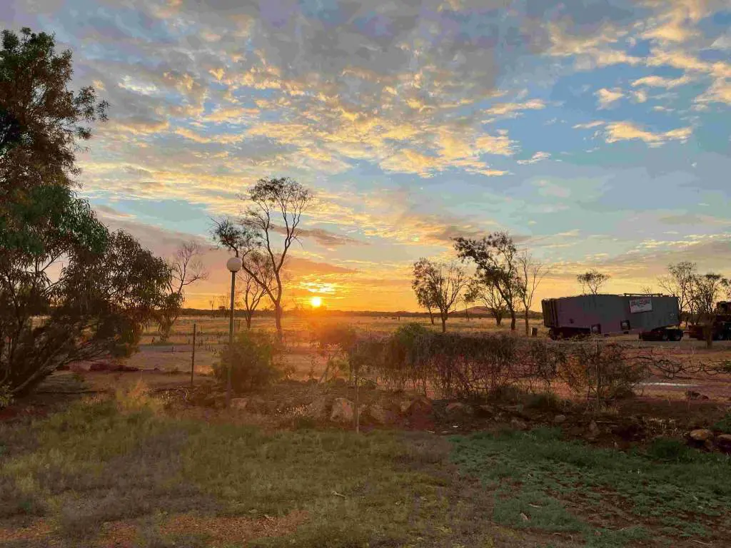 Sunset over the Nolans rare earths project in Central Australia, where Delonix Solutions contributed engineering solutions for a next-generation critical minerals facility.